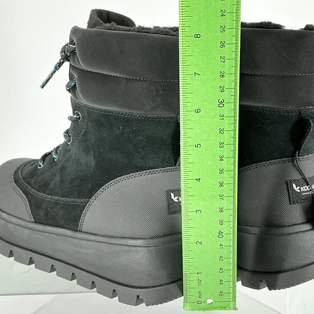 Koolaburra by UGG Size 9 Mens Black Waterproof Suede Winter Boots NEW $120